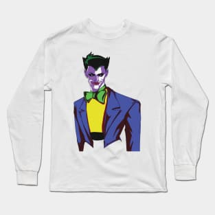 The Dot-Eyed Joker - Fan Art Long Sleeve T-Shirt
